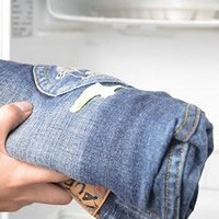 Как отодрать жвачку от джинсов